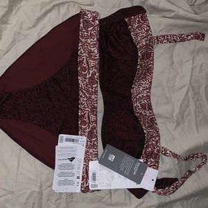 Athleta Aqualuxe Batik 2-Piece Bikini NWT